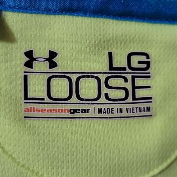 Under Armour AllSeasonGear® Women's Yellow 1/2 Zip Long Sleeve Pullover - Picture 2 of 15